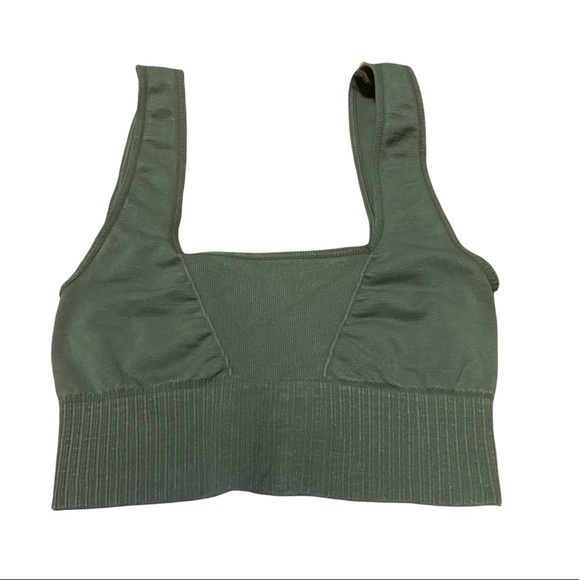 New Free People movement good karma square neck bra crop top xs/s - Picture 4 of 5